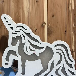 White Unicorn Wall Decor